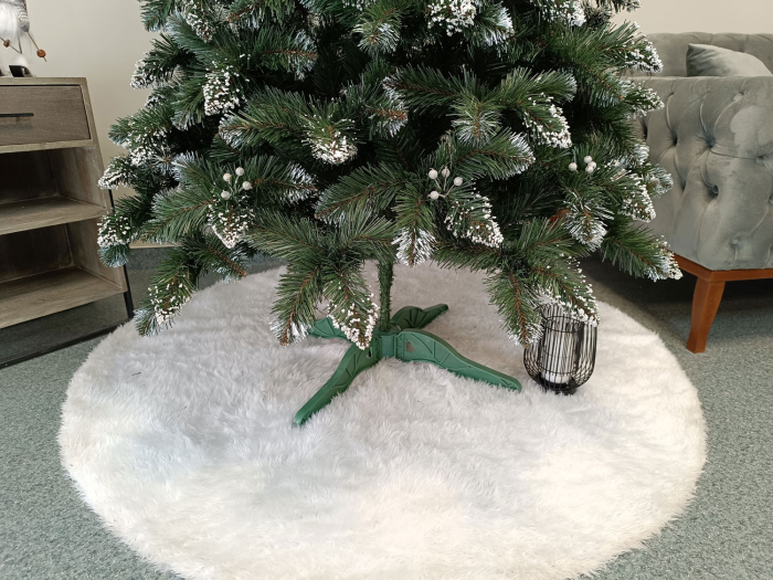 Brad artificial Christmas Deluxe by Sersimo, Crystal nins cu merisoare, 2D, 220cm [16]