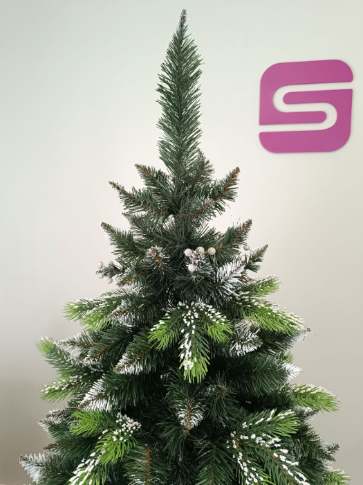 Brad artificial Christmas Deluxe by Sersimo, Diamant, 2D+3D, 180cm [8]
