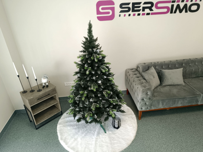 Brad artificial Christmas Deluxe by Sersimo, Diamant, 2D+3D, 180cm [13]