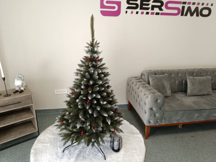 Brad artificial Christmas Deluxe by Sersimo, Frasin de Munte, 2D, 150cm [10]
