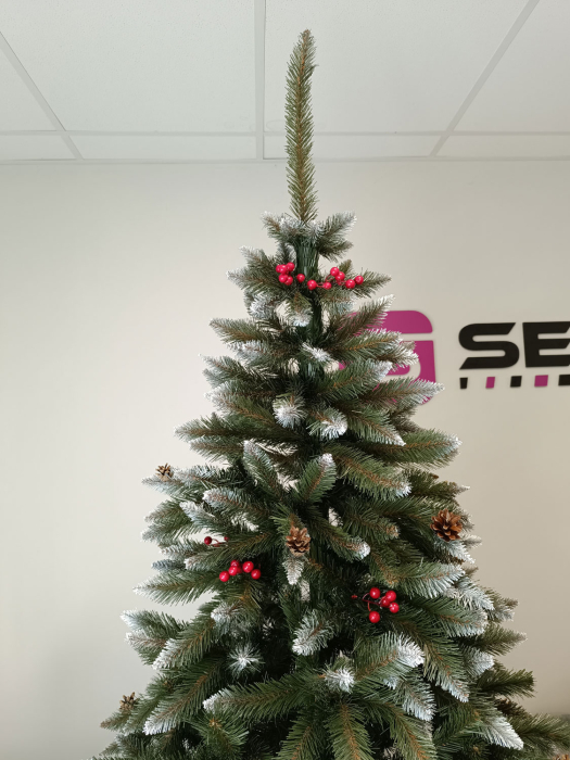 Brad artificial Christmas Deluxe by Sersimo, Frasin de Munte, 2D, 220cm [6]