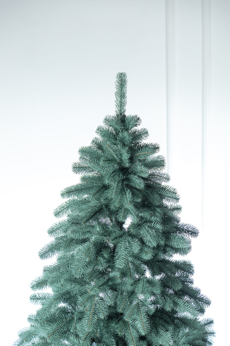 Brad artificial Christmas Deluxe by Sersimo, Kovalivka Select argintiu, integral 3D, 210 cm [25]