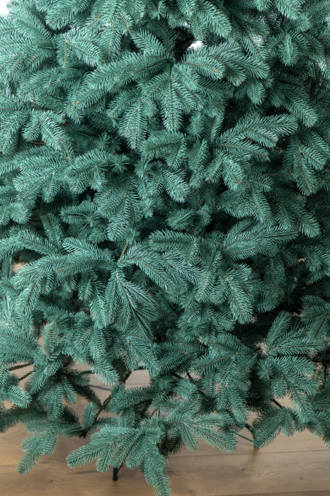 Brad artificial Christmas Deluxe by Sersimo, Kovalivka Select argintiu, integral 3D, 210 cm [14]