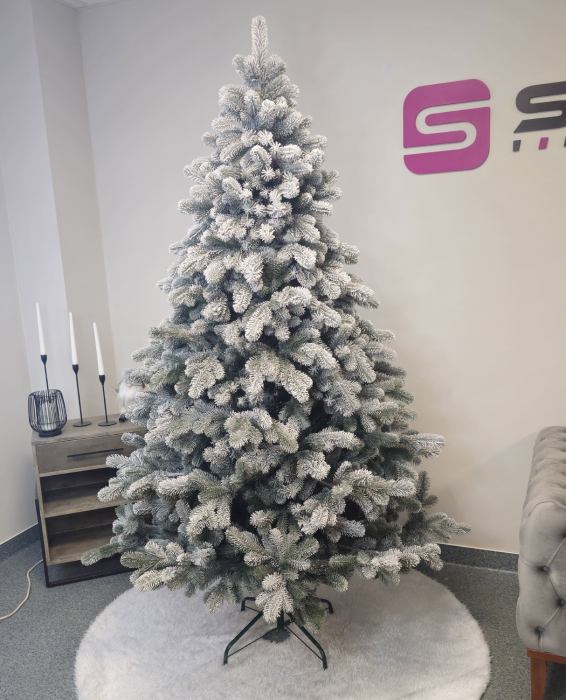 Brad artificial Christmas Deluxe by Sersimo, Kovalivka Select nins, integral 3D, 210cm [15]