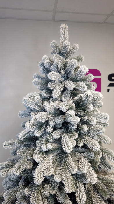 Brad artificial Christmas Deluxe by Sersimo, Kovalivka Select nins, integral 3D, 210cm [7]