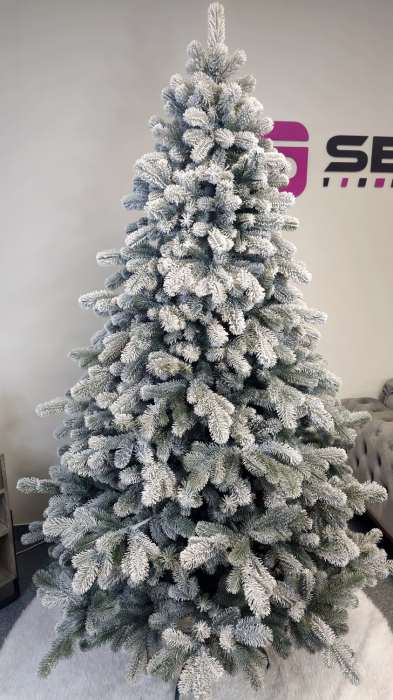 Brad artificial Christmas Deluxe by Sersimo, Kovalivka Select nins, integral 3D, 210cm [19]