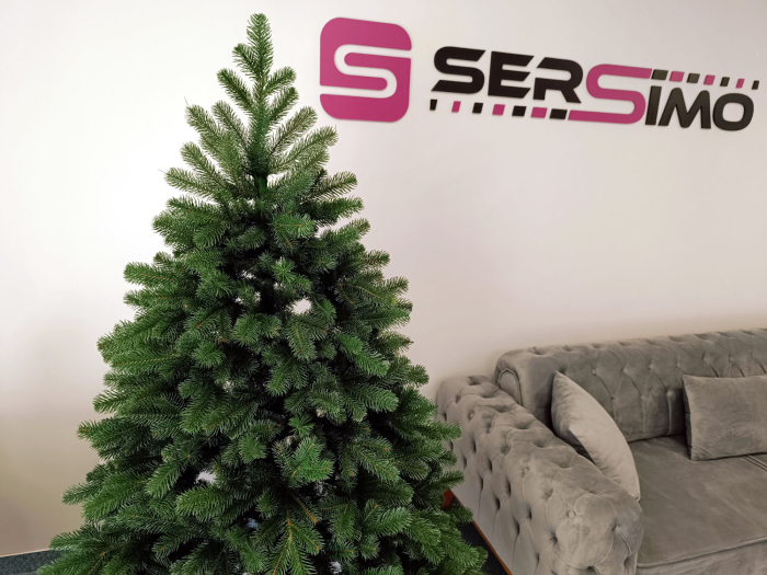 Brad artificial Christmas Deluxe by Sersimo, Kovalivska verde, 3D, 180cm [13]