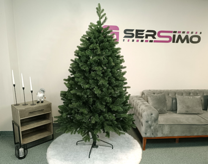 Brad artificial Christmas Deluxe by Sersimo, Kovalivska verde, 3D, 210cm [20]