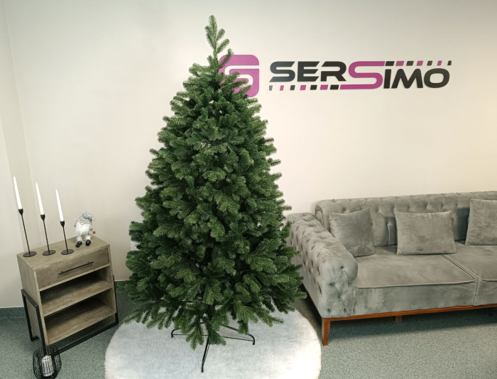 Brad artificial Christmas Deluxe by Sersimo, Kovalivska verde, 3D, 210cm [17]