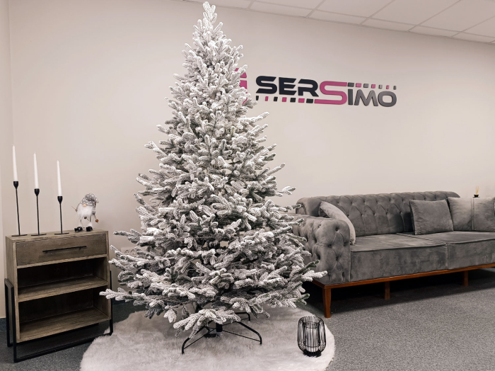 Brad artificial Christmas Deluxe by Sersimo, Viena nins, 3D, 210cm [12]