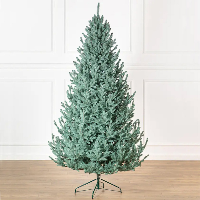 Brad artificial Christmas Deluxe by Sersimo, Viena Select argintiu, integral 3D, 230cm [12]