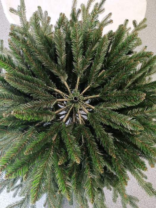 Brad artificial Christmas Deluxe by Sersimo, Viena Slim, 2D+3D, 210cm [17]