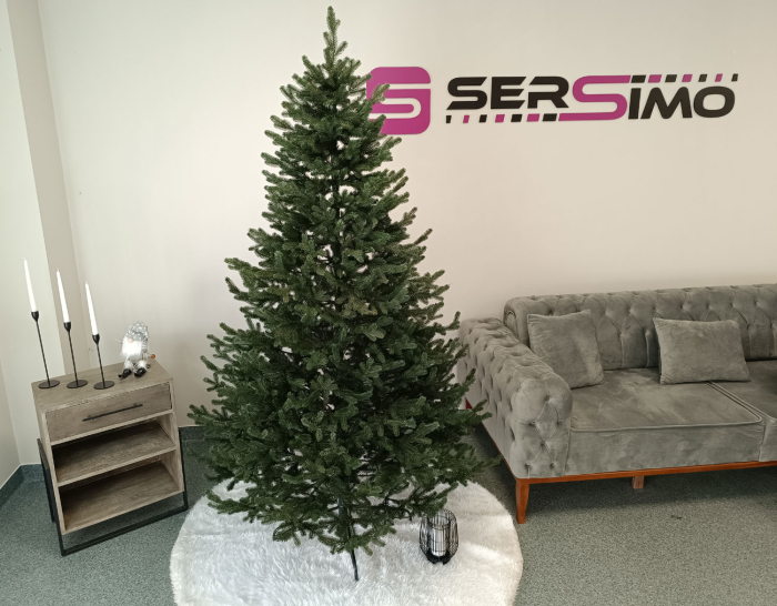 Brad artificial Christmas Deluxe by Sersimo, Viena verde, 3D, 210cm [15]