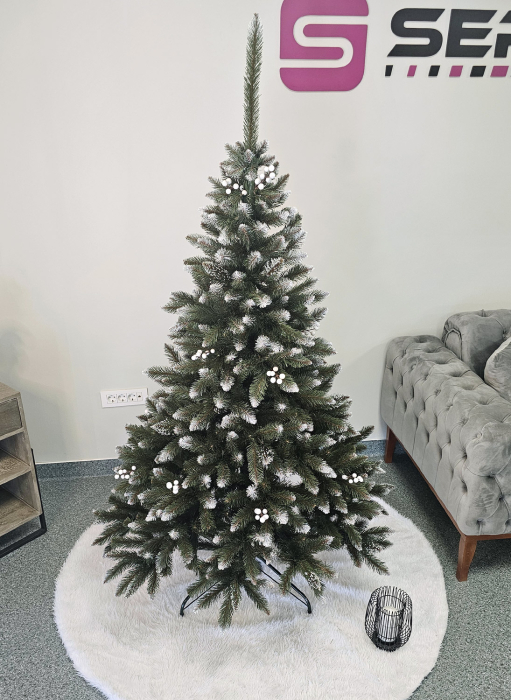 Brad artificial Christmas Deluxe by Sersimo, WhiteBerry, 2D, 180cm [3]