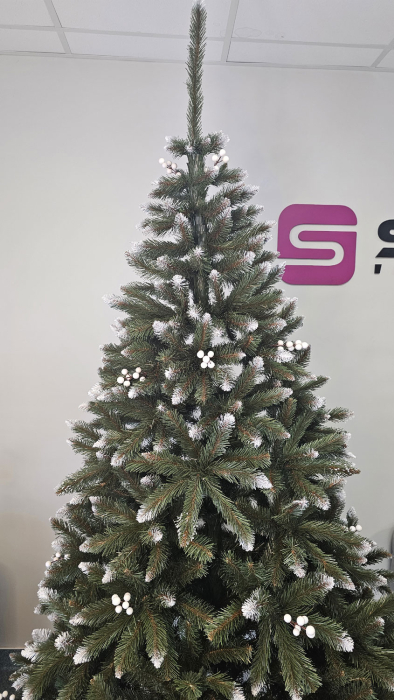 Brad artificial Christmas Deluxe by Sersimo, WhiteBerry, 2D, 220cm [6]