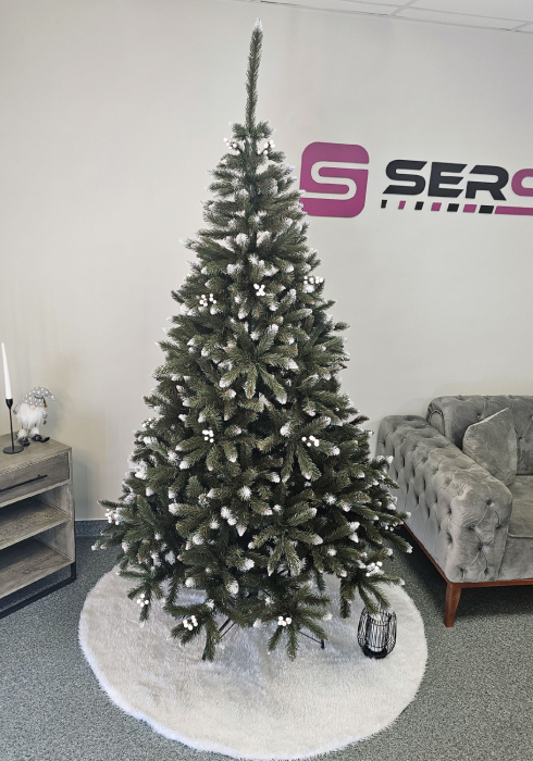 Brad artificial Christmas Deluxe by Sersimo, WhiteBerry, 2D, 220cm [12]