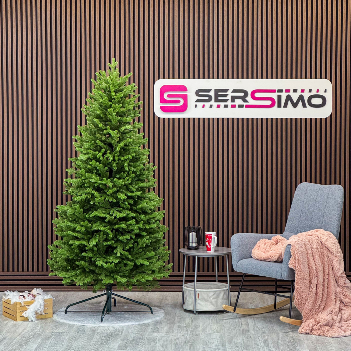 Brad artificial Sersimo, Alindra Elite, verde, integral 3D, 210 cm [6]