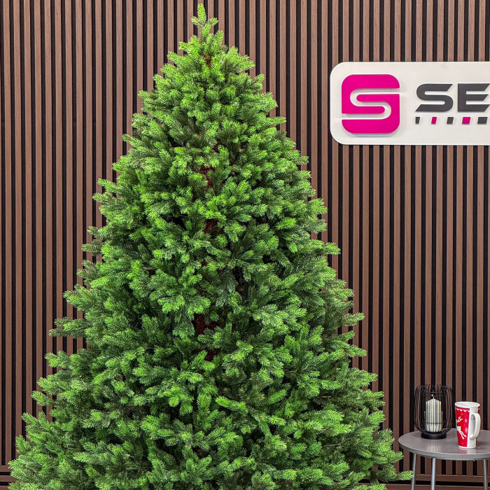 Brad artificial Sersimo, Hollandia, verde cu varfuri verzi, integral 3D, 210 cm [9]
