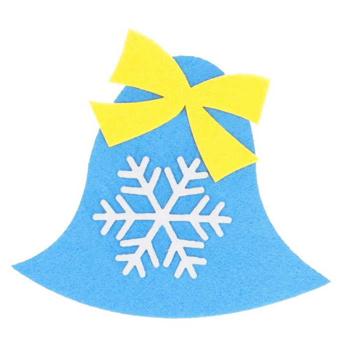 Brad de Craciun din pasla pentru copii, 115x80 cm, cu 26 decoratiuni [12]