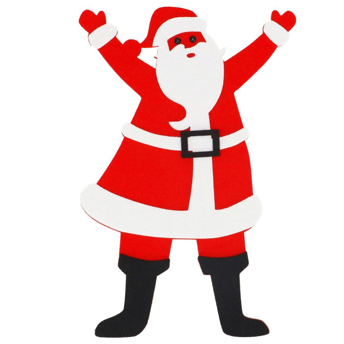 Brad de Craciun din pasla pentru copii, 115x80 cm, cu 26 decoratiuni [11]