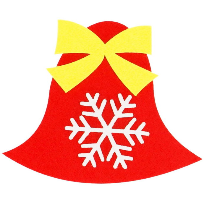 Brad de Craciun din pasla pentru copii, 115x80 cm, cu 26 decoratiuni [13]