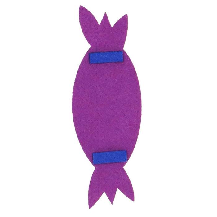 Brad de Craciun din pasla pentru copii, 115x80 cm, cu 26 decoratiuni [4]