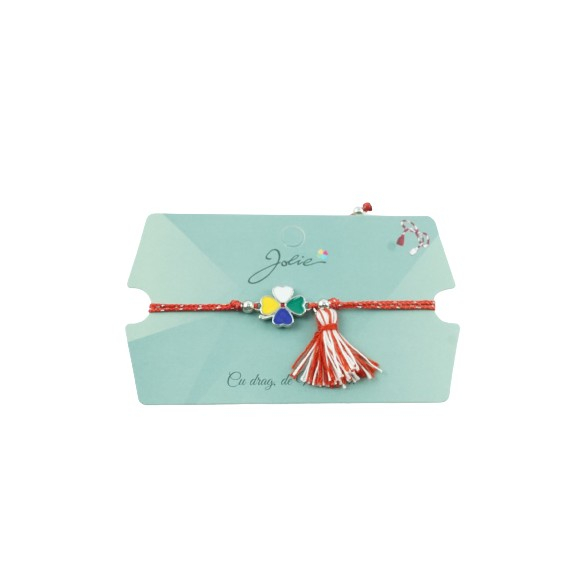 Bratara Jolie Ciucure Trifoi Colorat [2]