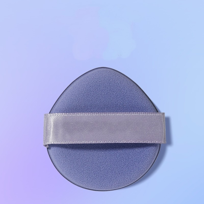 Burete de Machiaj Triunghi , Reutilizabili, Utilizare Umeda sau Uscata, 5.5 x 5.5 x 0.9 cm, Powder Puff, Mov [4]