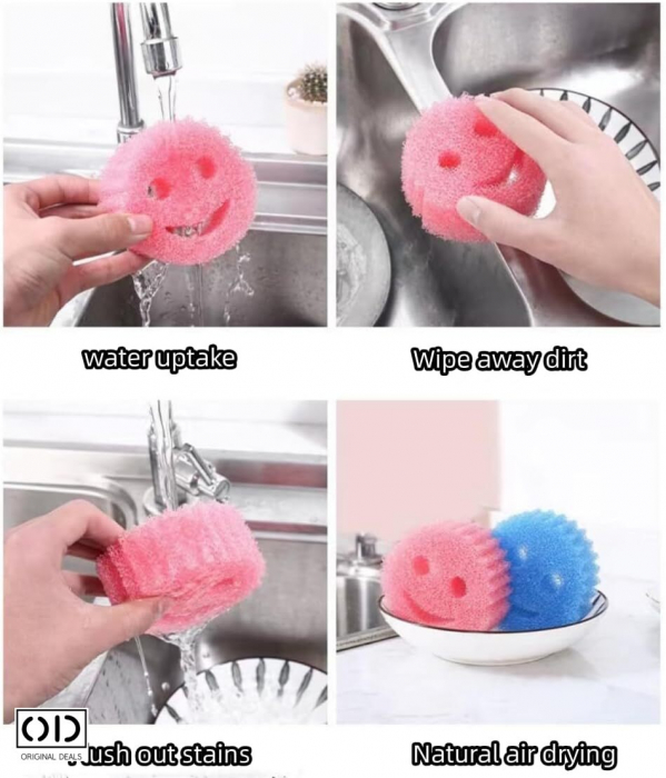 Burete vase scrub vase burete scrub vase burete de vase burete pentru spalat vase burete scrub pentru vase carpa pentru spalat vase spalator vase burete scrub daddy scrub [5]