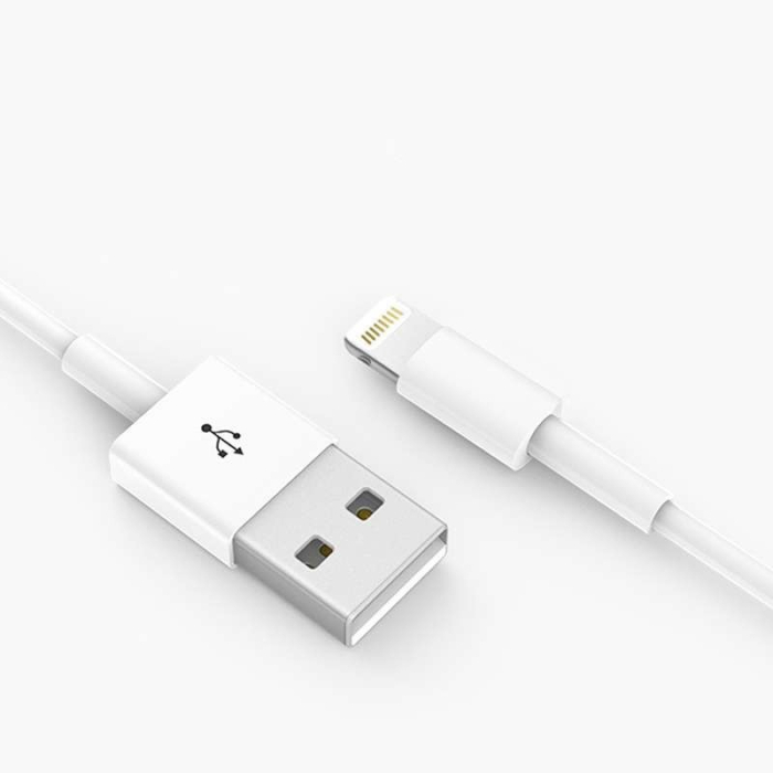 Cablu Date , compatibil cu iPhone, 2A, 1 m, WUW-X83, Blister, Alb [4]