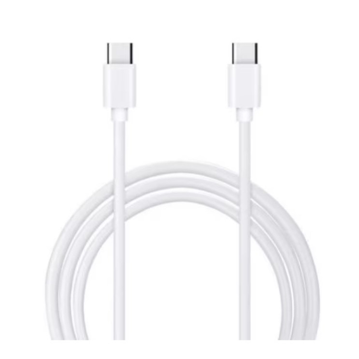 Cablu de date si Incarcare , Type-C la Type-C, lungime 1 m, alb [2]