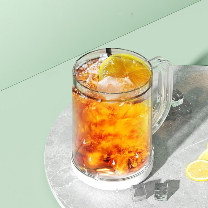 Cana Frigorifica cu Gheata, , 14.2 x 10.4 x 14.7 cm, Plastic, 800 ml, Transparent [3]