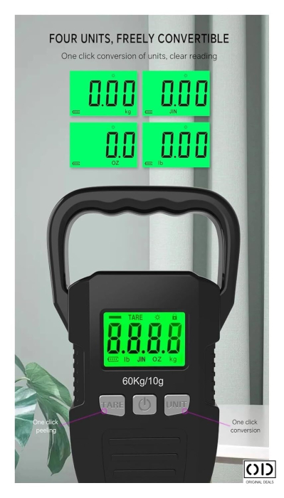 Cantar Electronic Portabil 10g–60Kg cu Afisaj Digital si Acumulator USB C – ORIGINAL DEALS [6]