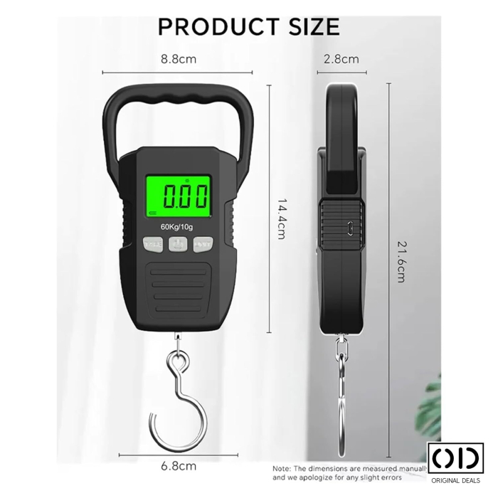 Cantar Electronic Portabil 10g–60Kg cu Afisaj Digital si Acumulator USB C – ORIGINAL DEALS [11]
