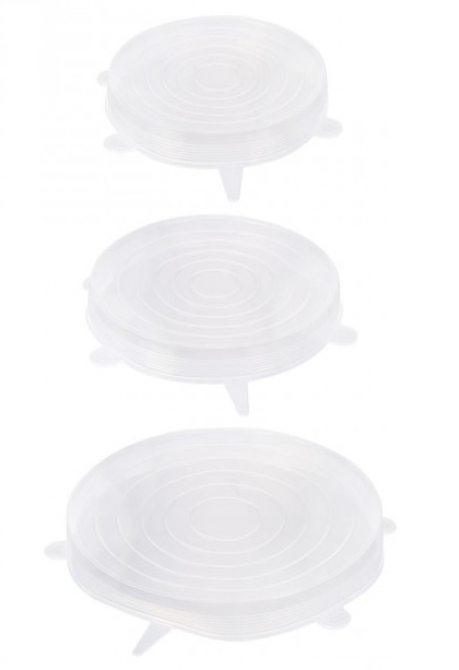 Set 3 Capace din Silicon Flexibile pentru Oale, Cratite, Caserole si Alimente, 6 cm, 12cm, 16cm, Premium [8]