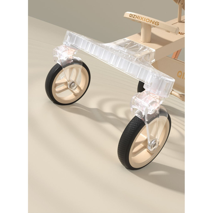 Carucior Sport 3in1, 6-36 Luni, Pliabil, Tavita pentru Masa, Pat de Dormit, Centura de Siguranta, Roti 360 Grade, Reversibil, Parasolar, Maner Reglabil, 64 x 35 x 100 cm, Alb [6]