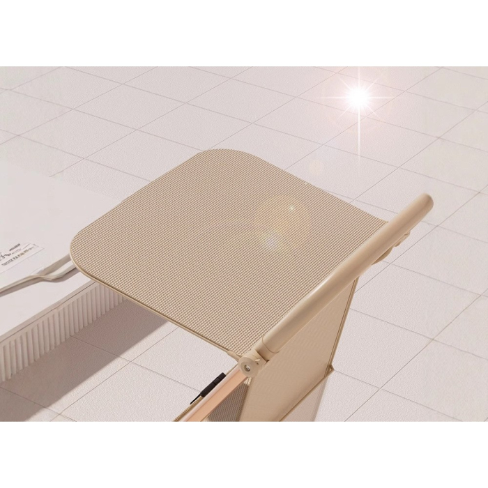 Carut Pliabil, , Usor, Compatibil cu Avionul, de Plimbat/Dormit, Parasolar, Cutie Depozitare, Tabla de Masa, 93 x 70 x 40 cm, Bej [3]