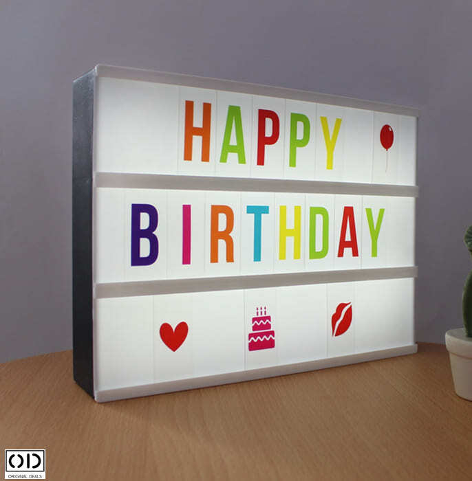 Caseta luminoasca cu caractere speciale Caseta luminoasa pentru mesaje Panou Iluminat cu mesaj anunt iluminat spatii comerciale decor pentru petreceri lampa de veghe pentru copii Mesaj Personalizat [8]