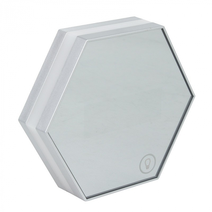 Ceas Digital cu Oglinda, Alarma, Termometru, Lumina de Veghe si Touch Screen [14]