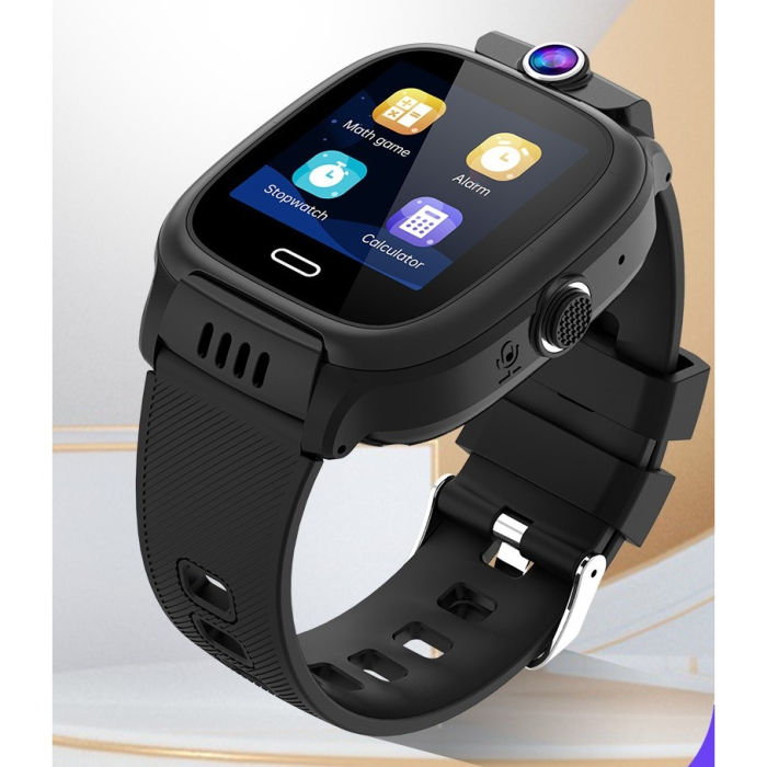 Ceas Smartwatch , Pentru Copii, Model Y36, cu Functie Telefon, 4G, Localizare LBS, Istoric Traseu, Monitorizare Spion, Apel Video, Rezistent la Apa, Negru [3]