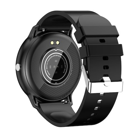 Ceas smartwatch si bratara fitness ZL02D, oxigen, ritm cardiac, pedometru, notificari, IP67, Compatibil cu Android/iOS, vibratii, multi sport, Negru [4]
