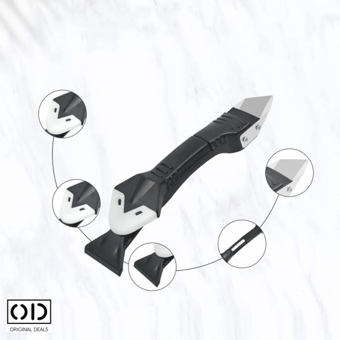 Spatula pentru silicon Aplicator silicon rosturi Racleta silicon Set pentru indepartare si pus silicon Razuitoare pentru silicon Spatule pentru aplicare silicon Aplicator nivelant silicon [4]