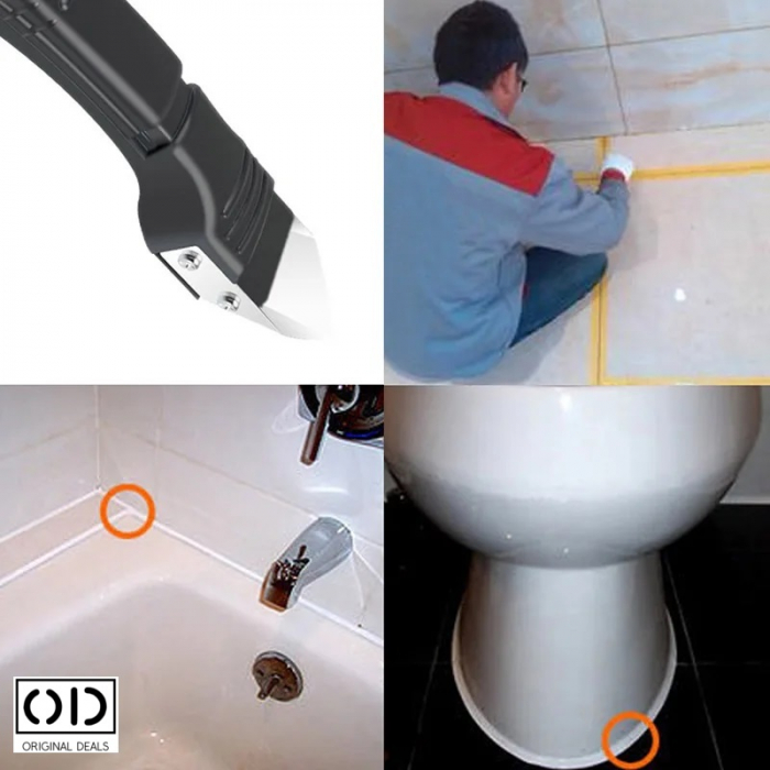 Spatula pentru silicon Aplicator silicon rosturi Racleta silicon Set pentru indepartare si pus silicon Razuitoare pentru silicon Spatule pentru aplicare silicon Aplicator nivelant silicon [7]
