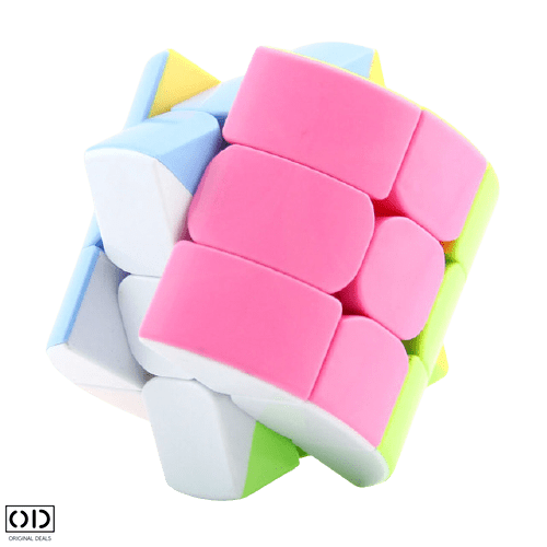 Cilindru Magic Rubik, Jucarie Inteligenta Antistres, 6 Fete Colorate, Premium PVC, Original Deals [2]