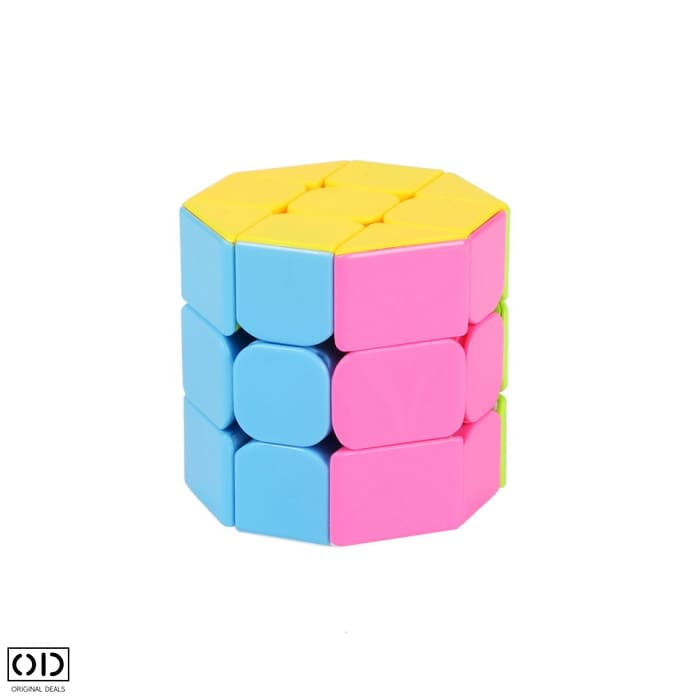 Cilindru Magic Rubik, Jucarie Inteligenta Antistres, 6 Fete Colorate, Premium PVC, Original Deals [3]
