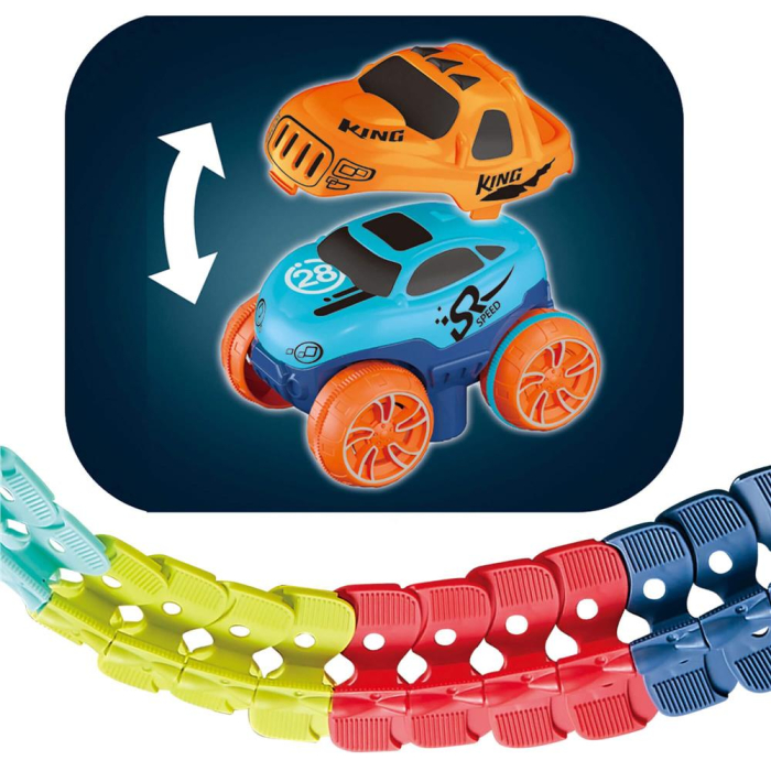 Circuit masinute Changeable Track, cu 92 de piese, pista configurabila [3]