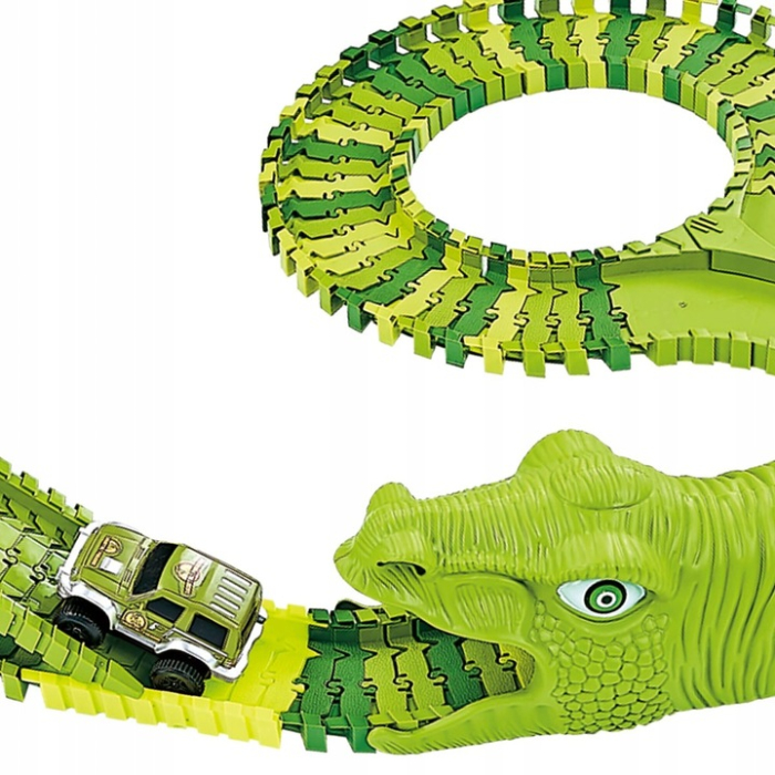 Circuit masinute Dinosaur Park, cu 320 de piese, pista configurabila [4]
