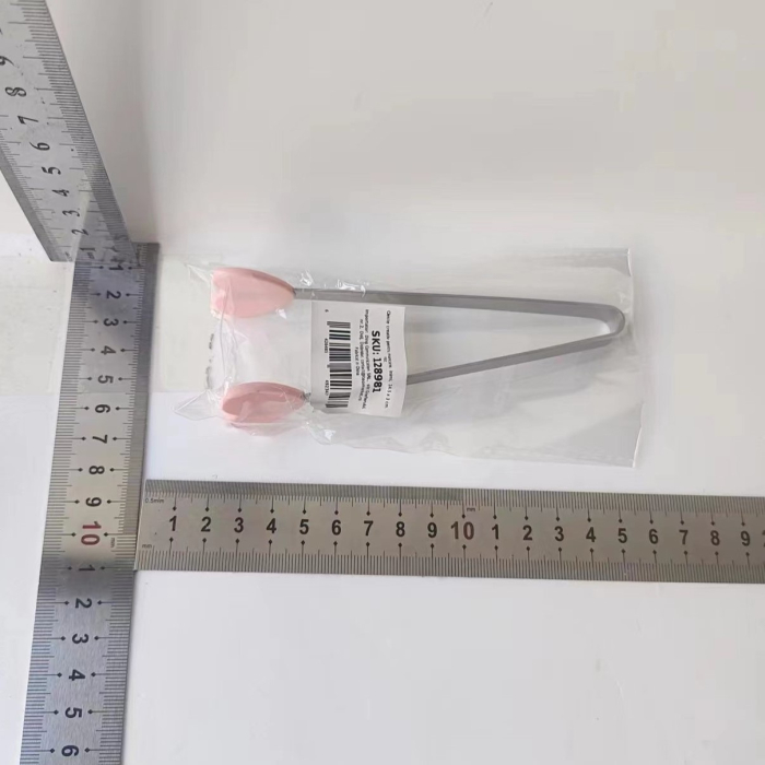 Cleste Creativ pentru Mancare, , Model Inimioare din Silicon, 14.5x3 cm, Rezistent la Temperaturi Inalte si Coroziune, Roz [2]