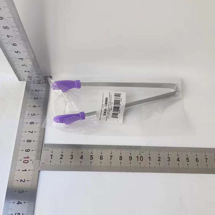 Cleste Creativ pentru Mancare, , Model Manusi din Silicon, 14.5x3 cm, Rezistent la Temperaturi Inalte si Coroziune, Mov [2]