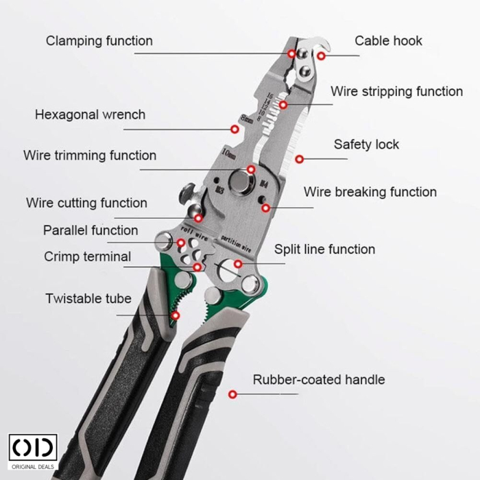Cleste Multifunctional 18 Functii, Otel Galvanizat, Pliabil, Gri – ORIGINAL DEALS [19]